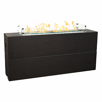 American Fyre Designs American Fyre Designs Milan Tall Linear Firetable Fire Pit Table With FyreStarter Ignition System 215-xx-11-H8xC