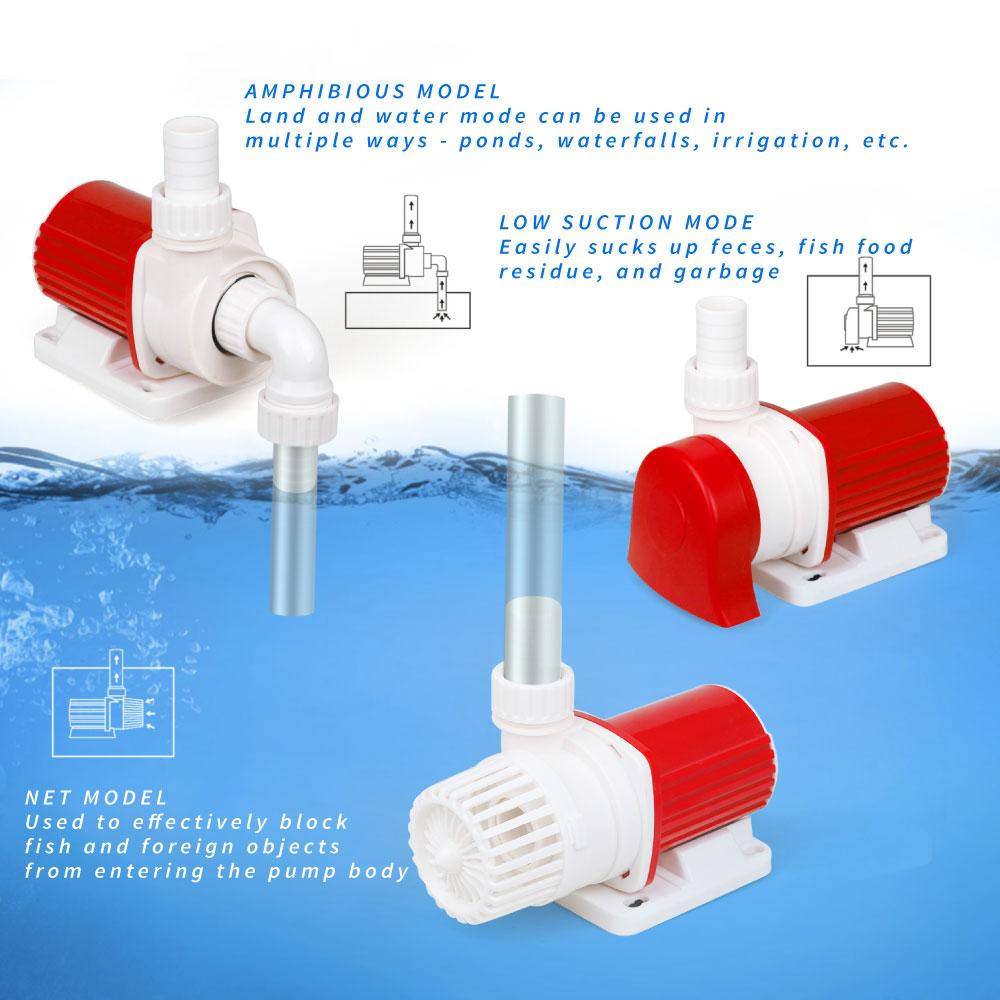 AquaDream Aqua Dream 1600 GPH Adjustable Submersible ECO Pump Aquarium Water Treatments