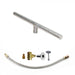 Athena Fireglass & Accessories Athena TBSSK-LIN Stainless Steel T-Burner Kit Match Light Kit