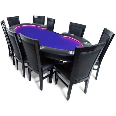 BBO Poker Tables BBO Poker Tables Black Gloss Classic Poker Dining Chair Set Poker Dining Chair