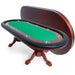 BBO Poker Tables BBO Poker Tables Rockwell Oval Poker Table and Chair Set Poker & Game Tables