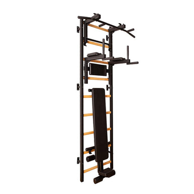 BenchK Luxury wallbar for home gym and personal studio – BenchK 733 black 5903317830016