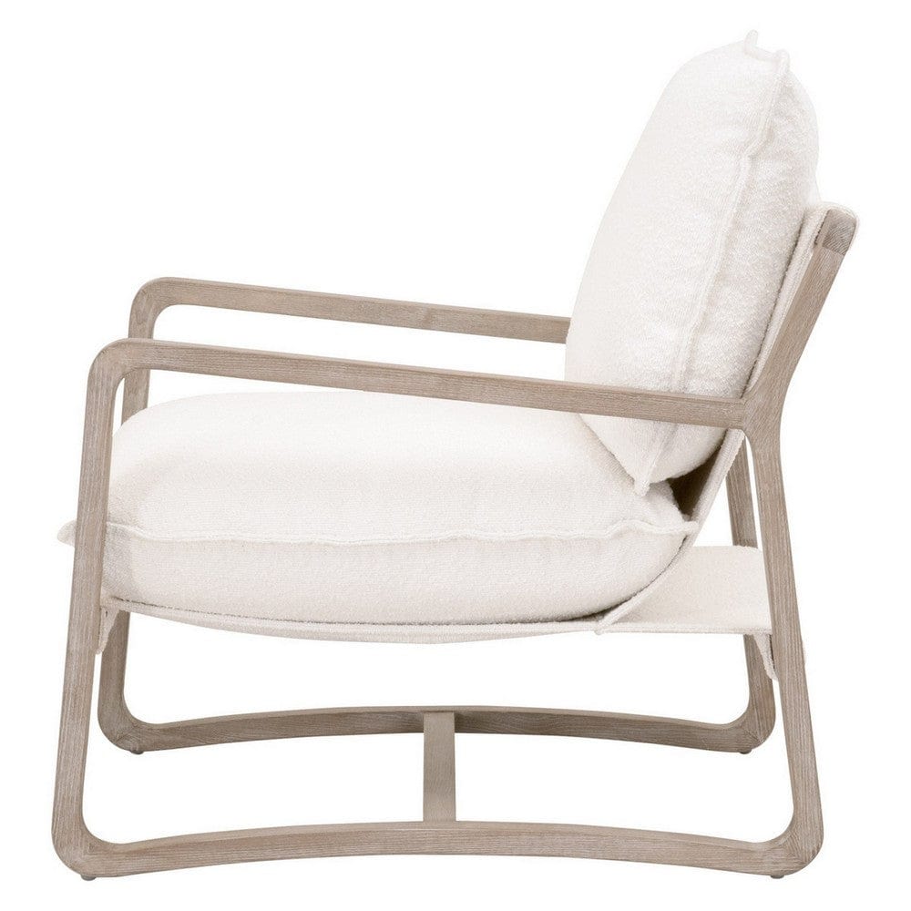 Benzara Benzara Amir 29.25" Modern Club Chair with Wood Frame and Sled Base BM286267 Club Chairs BM286267