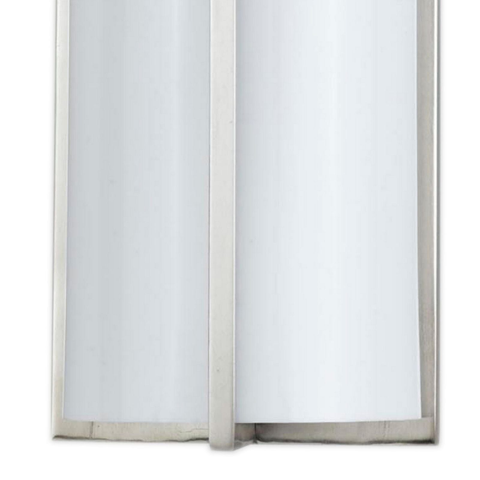 Benzara Cylindrical Shape Plc Wall Lamp With 3D Design, Set Of 4, Silver And White By Benzara Wall Lamps BM220707
