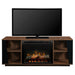 Dimplex Arlo Electric Fireplace TV Stand in Walnut Electric Fireplace TV and Media Consoles