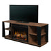 Dimplex Arlo Electric Fireplace TV Stand in Walnut Electric Fireplace TV and Media Consoles