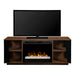 Dimplex Arlo Electric Fireplace TV Stand in Walnut Electric Fireplace TV and Media Consoles