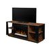 Dimplex Arlo Electric Fireplace TV Stand in Walnut Electric Fireplace TV and Media Consoles