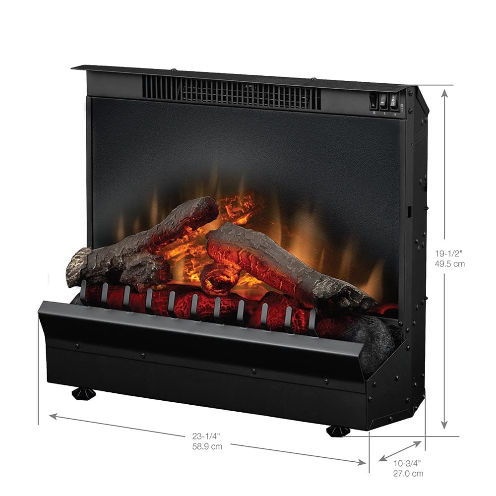 Dimplex Dimplex 23-in Deluxe Electric Fireplace Log Set Electric Log Inserts 75303