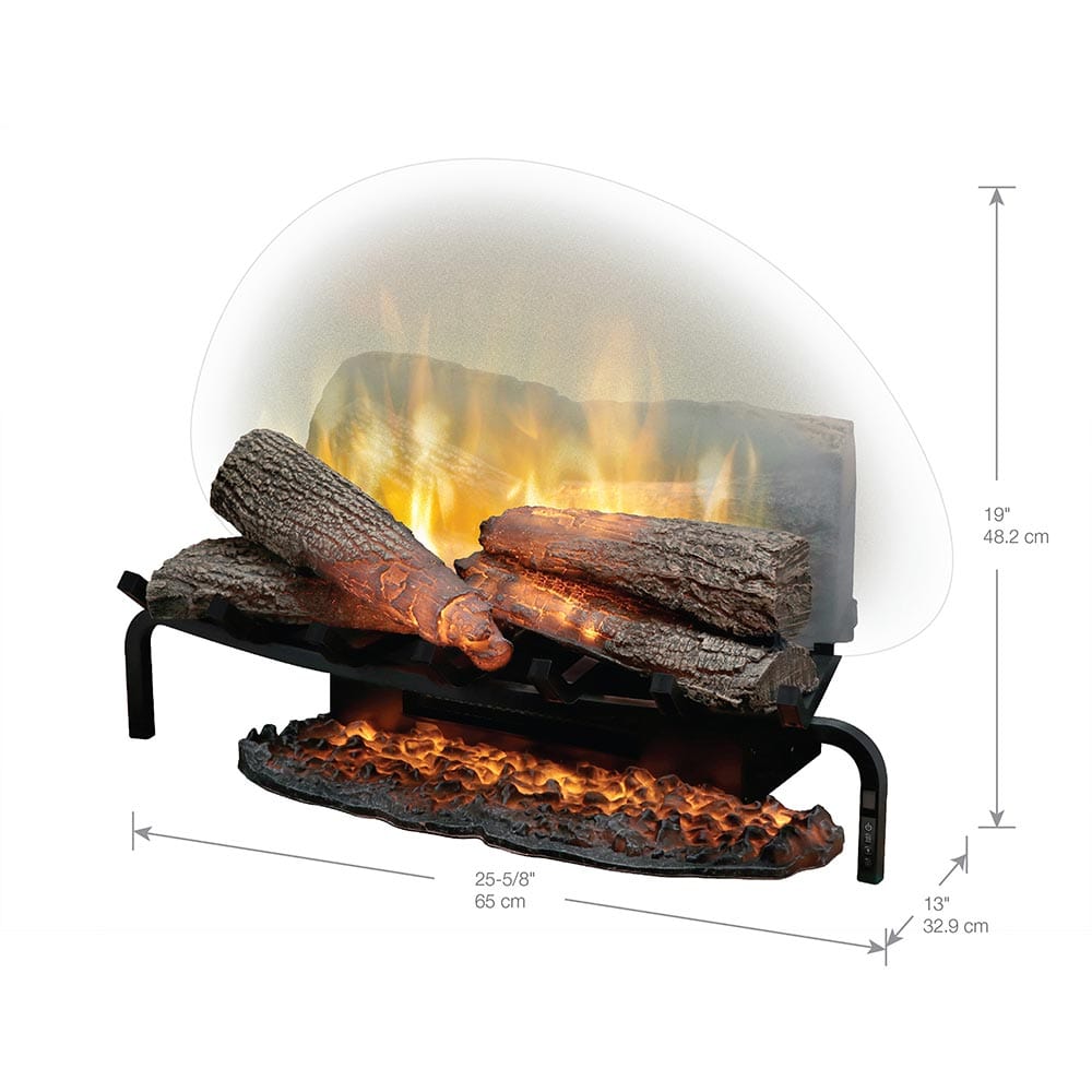 Dimplex Dimplex 25-in Revillusion Electric Fireplace Log Set w/ Ashmat Electric Log Inserts 175976