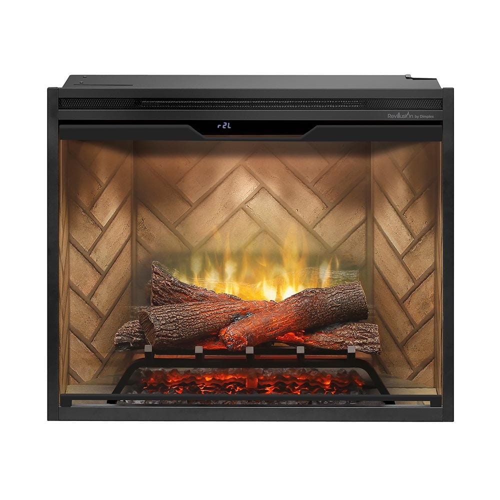 Dimplex 30" Revillusion Electric Firebox Herringbone Brick