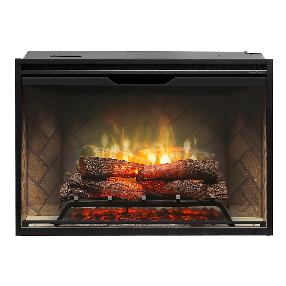 Dimplex Dimplex 36" Revillusion Built-In Electric Firebox Herringbone Brick Built-In Electric Fireplaces 455803