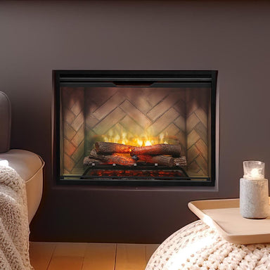 Dimplex Dimplex 36" Revillusion Portrait Electric Firebox Herringbone Brick Built-In Electric Fireplaces 455805