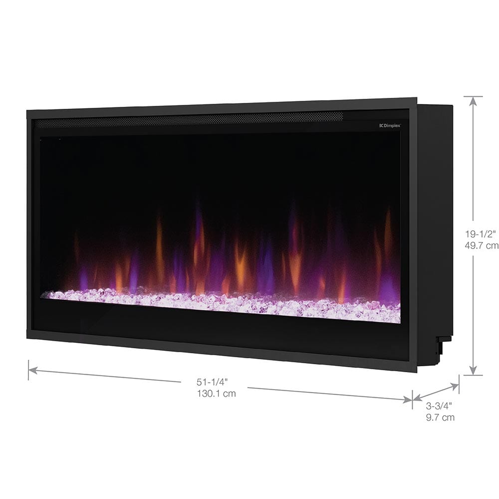 Dimplex Dimplex 50-In Multi-Fire Slim Electric Fireplace Built-In Electric Fireplaces 201951