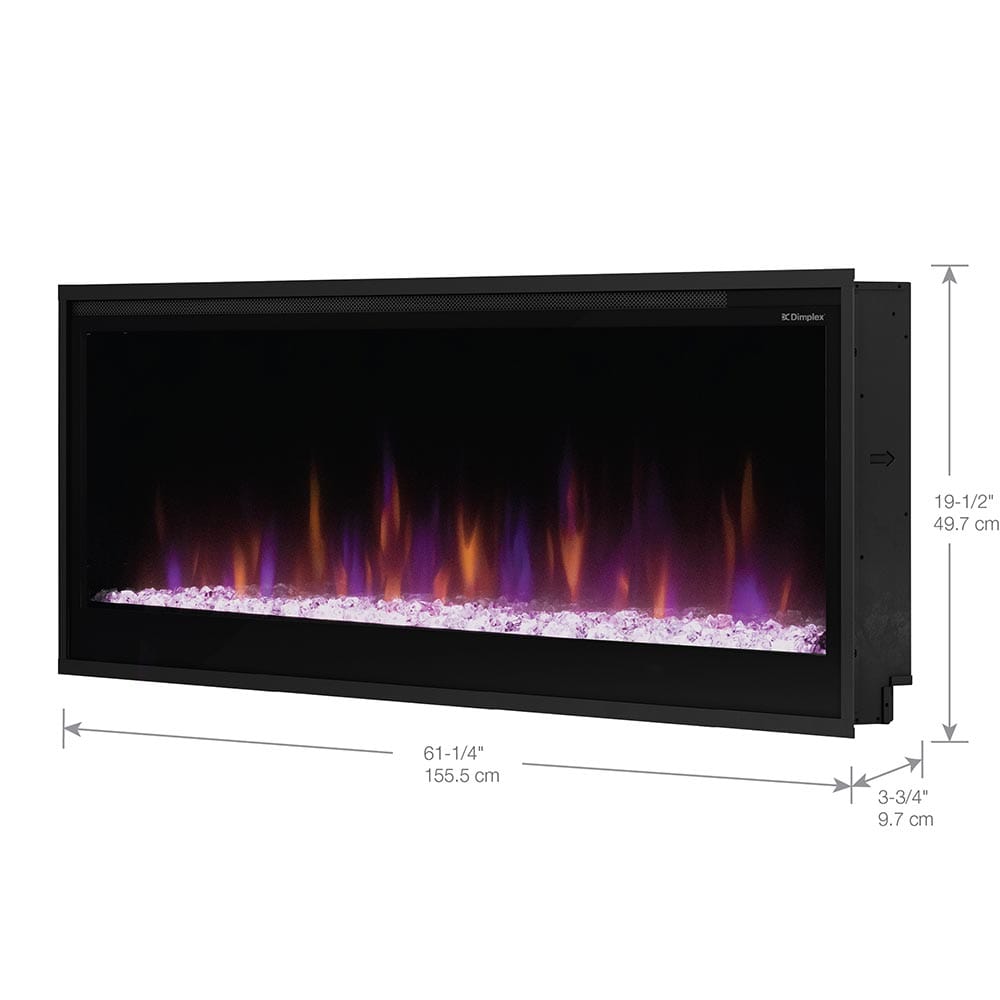 Dimplex Dimplex 60-In Multi-Fire Slim Electric Fireplace Built-In Electric Fireplaces 201952