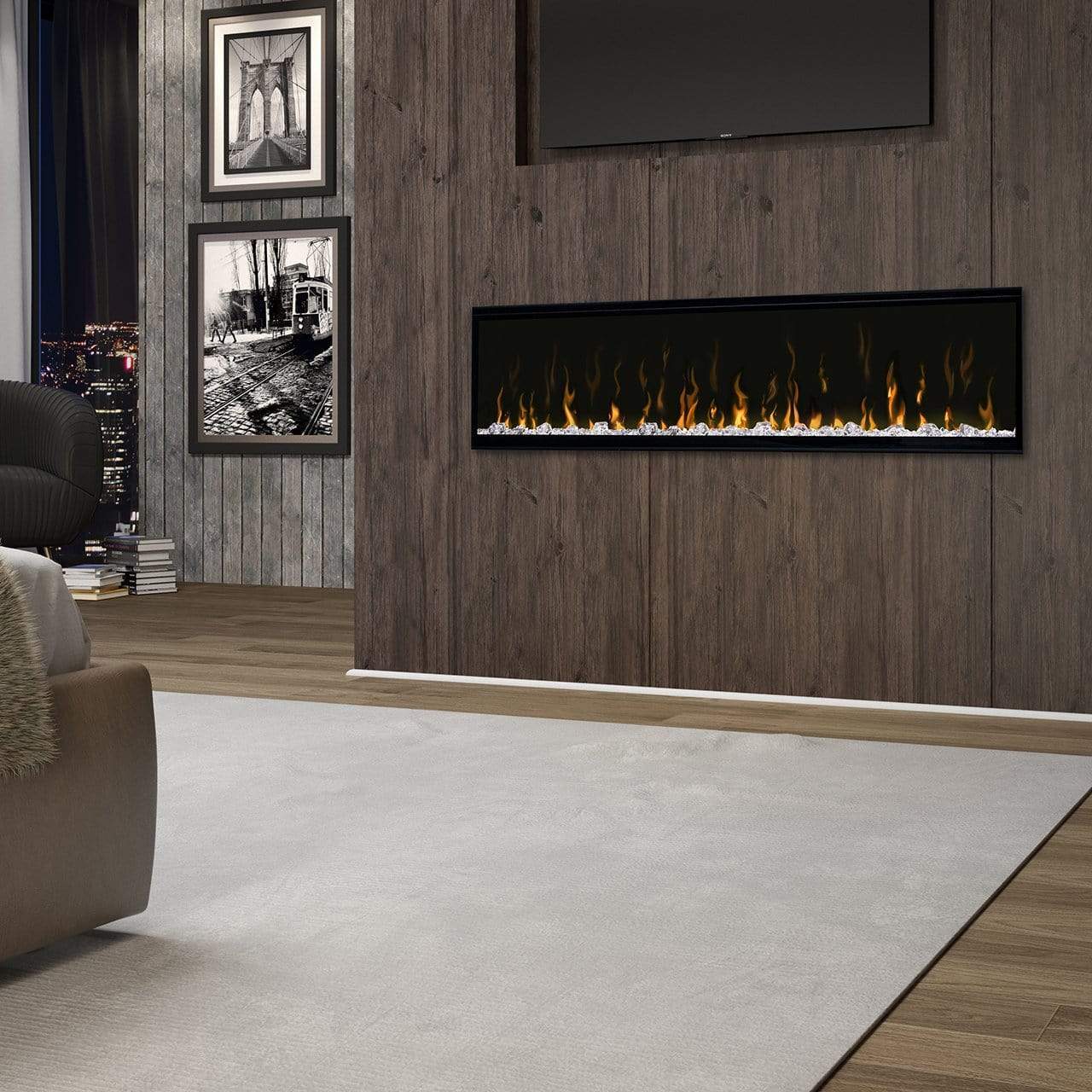 Dimplex Dimplex Ignitexl® 100 in. Built-in Linear Electric Fireplace, XLF100 Fireplace XLF100