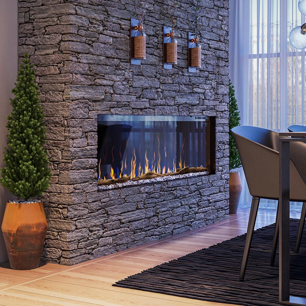 Dimplex Dimplex IgniteXL Bold 60-In Smart Linear Electric Fireplace Built-In Electric Fireplaces 201955