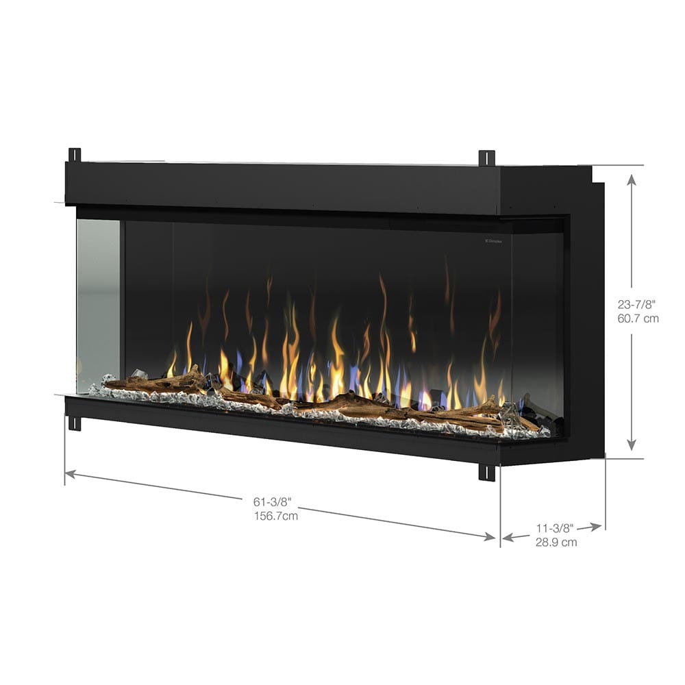 Dimplex Dimplex IgniteXL Bold 60-In Smart Linear Electric Fireplace Built-In Electric Fireplaces 201955