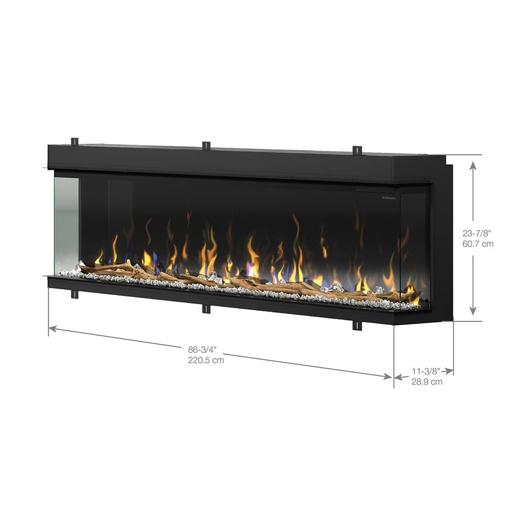 Dimplex Dimplex IgniteXL Bold 88-In Smart Linear Electric Fireplace Built-In Electric Fireplaces 201956