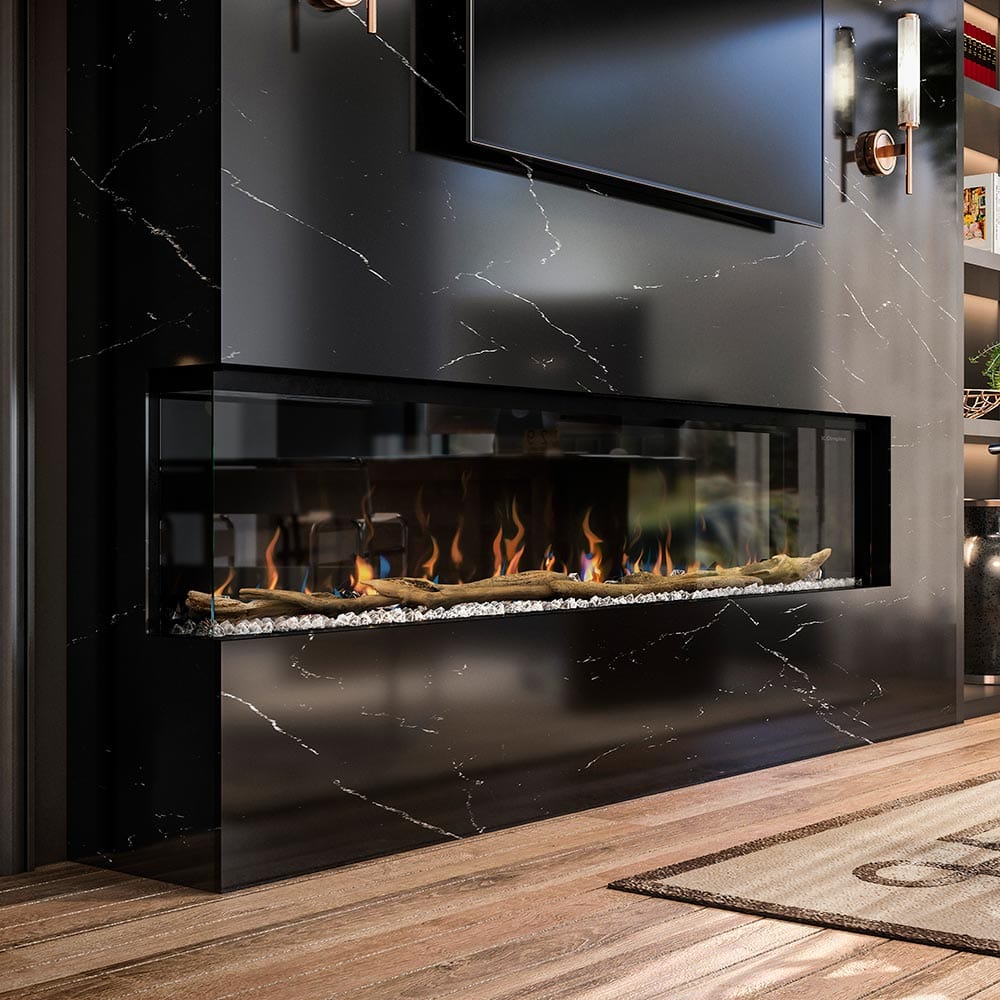 Dimplex Dimplex IgniteXL Bold 88-In Smart Linear Electric Fireplace Built-In Electric Fireplaces 201956