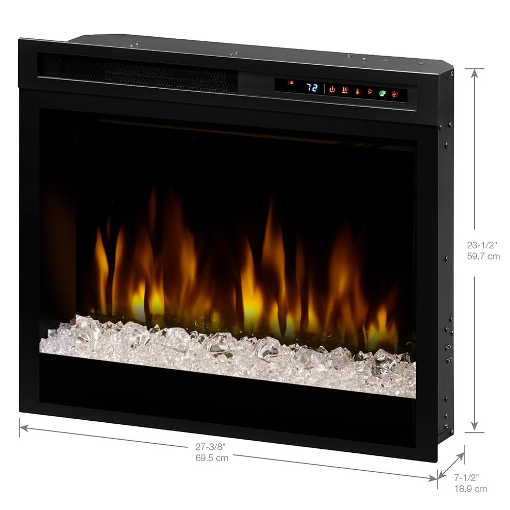 Dimplex Dimplex Nova 28-In Multi-Fire XHD Contemporary Electric Fireplace Insert Plug-In Electric Fireplaces 185332