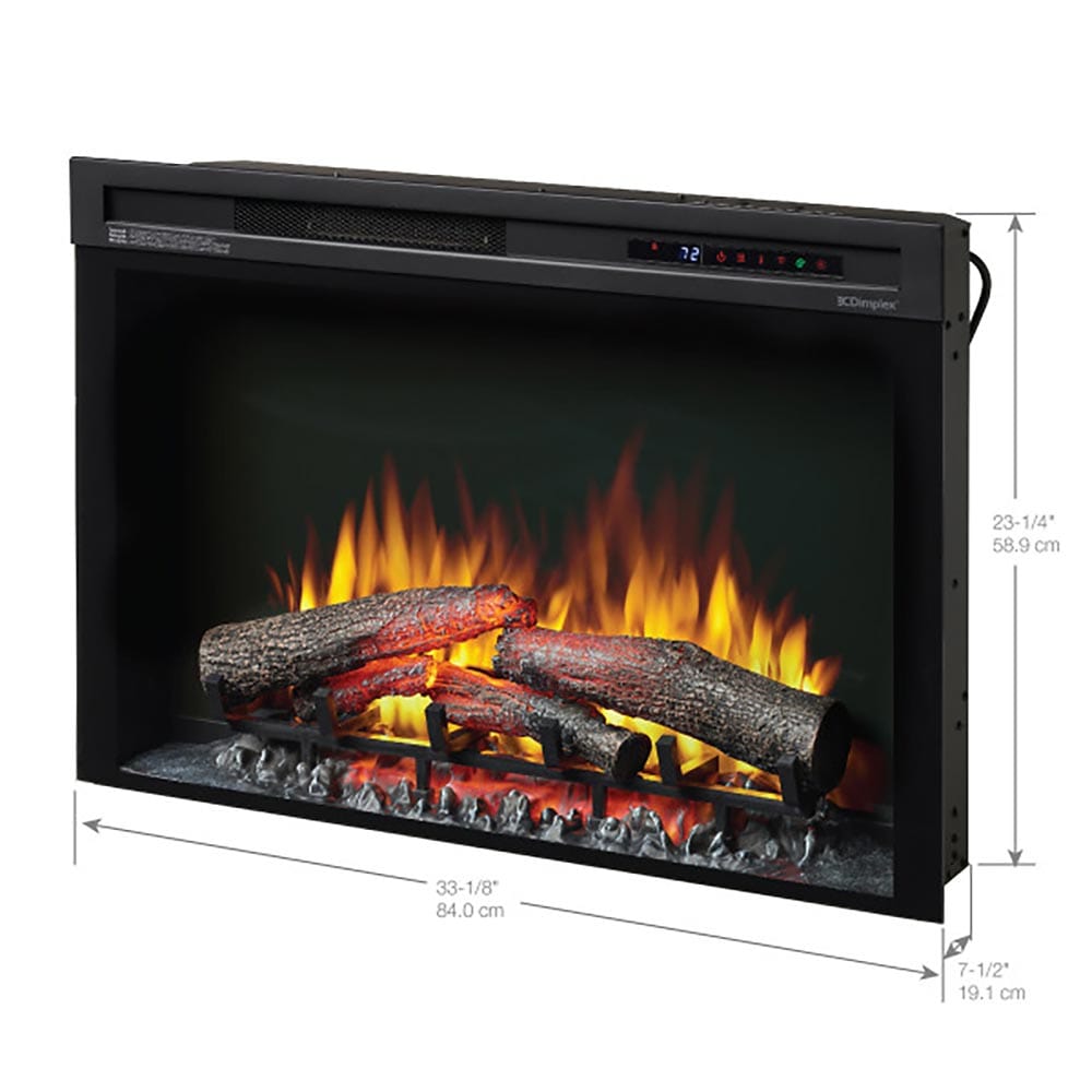 Dimplex Dimplex Nova 33-In Multi-Fire XHD Electric Fireplace Insert Plug-In Electric Fireplaces 206291