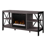 Ramona Electric Fireplace TV Stand in Autumn Bronze