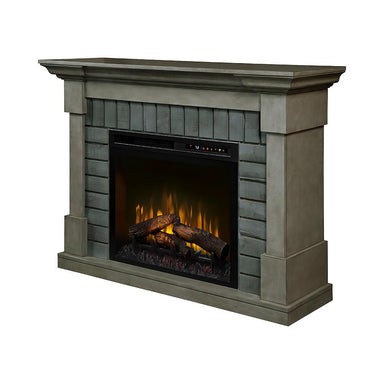 Dimplex Royce Electric Fireplace Mantel Package in Smoke Stack Grey Electric Fireplace Mantel Packages