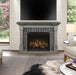 Royce Electric Fireplace Mantel Package in Smoke Stack Grey SAMPLE PHOTO