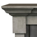 Royce Electric Fireplace Mantel Package in Smoke Stack Grey 