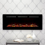 Sierra 48-In Wall Mount Electric Fireplace