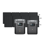 EcoFlow DELTA 2 + 2 x 110W Portable Solar Panel + DELTA 2 Smart Extra Battery