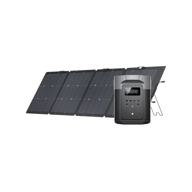 EcoFlow EcoFlow DELTA 2 Max Smart Extra Battery + NextGen 220W Bifacial Portable Solar Panel - Deals of the week DELTA 2 Max EB + 220W