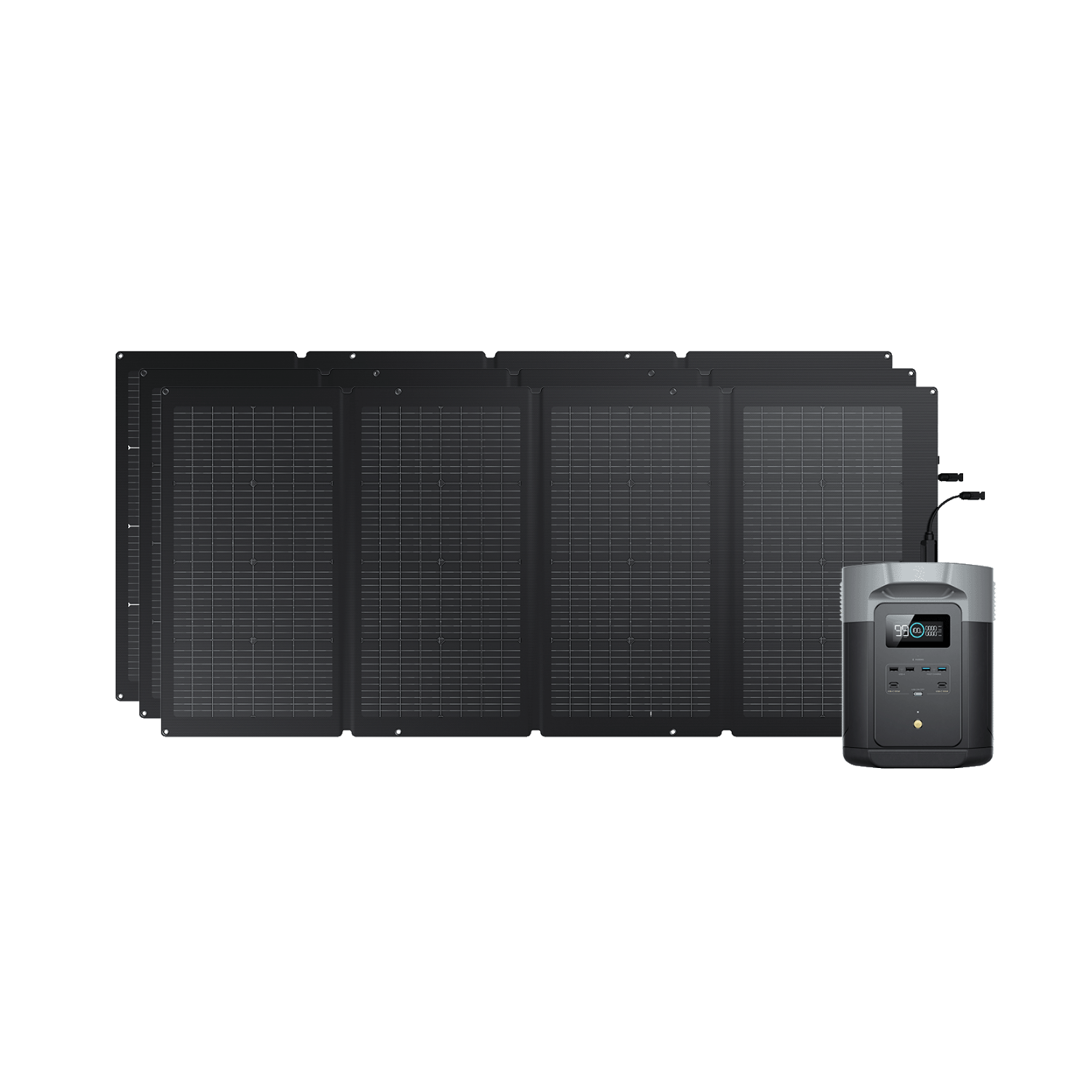 EcoFlow EcoFlow DELTA 2 Max Solar Generator (PV220W) 3*220W + DELTA 2 Max