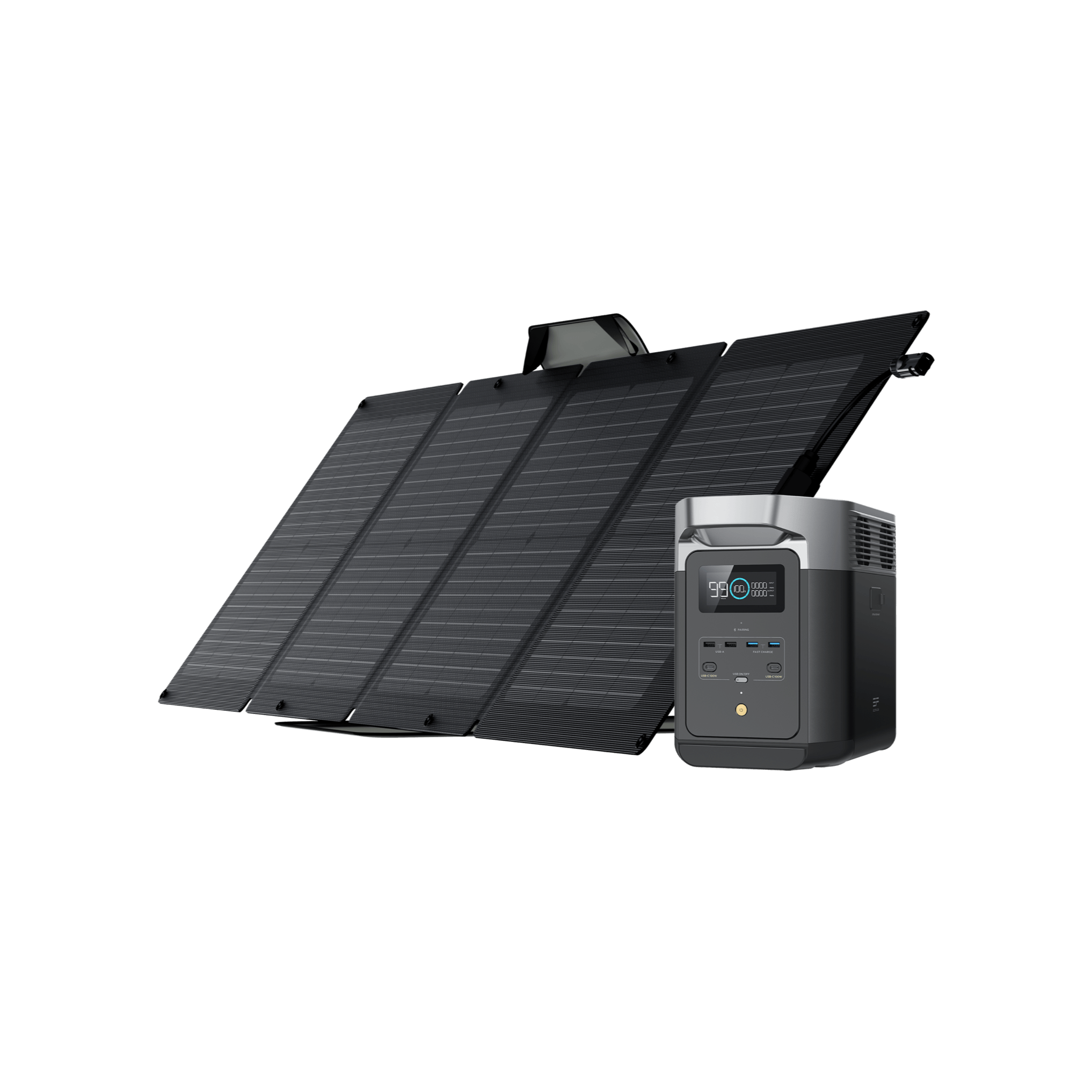 EcoFlow EcoFlow DELTA 2 Solar Generator (PV110W) Bundle 110W + DELTA 2