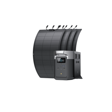 EcoFlow EcoFlow DELTA Max Solar Generator (Flexible PV100W) Bundle DELTA Max (1600) / 4*100W Flexible Panels