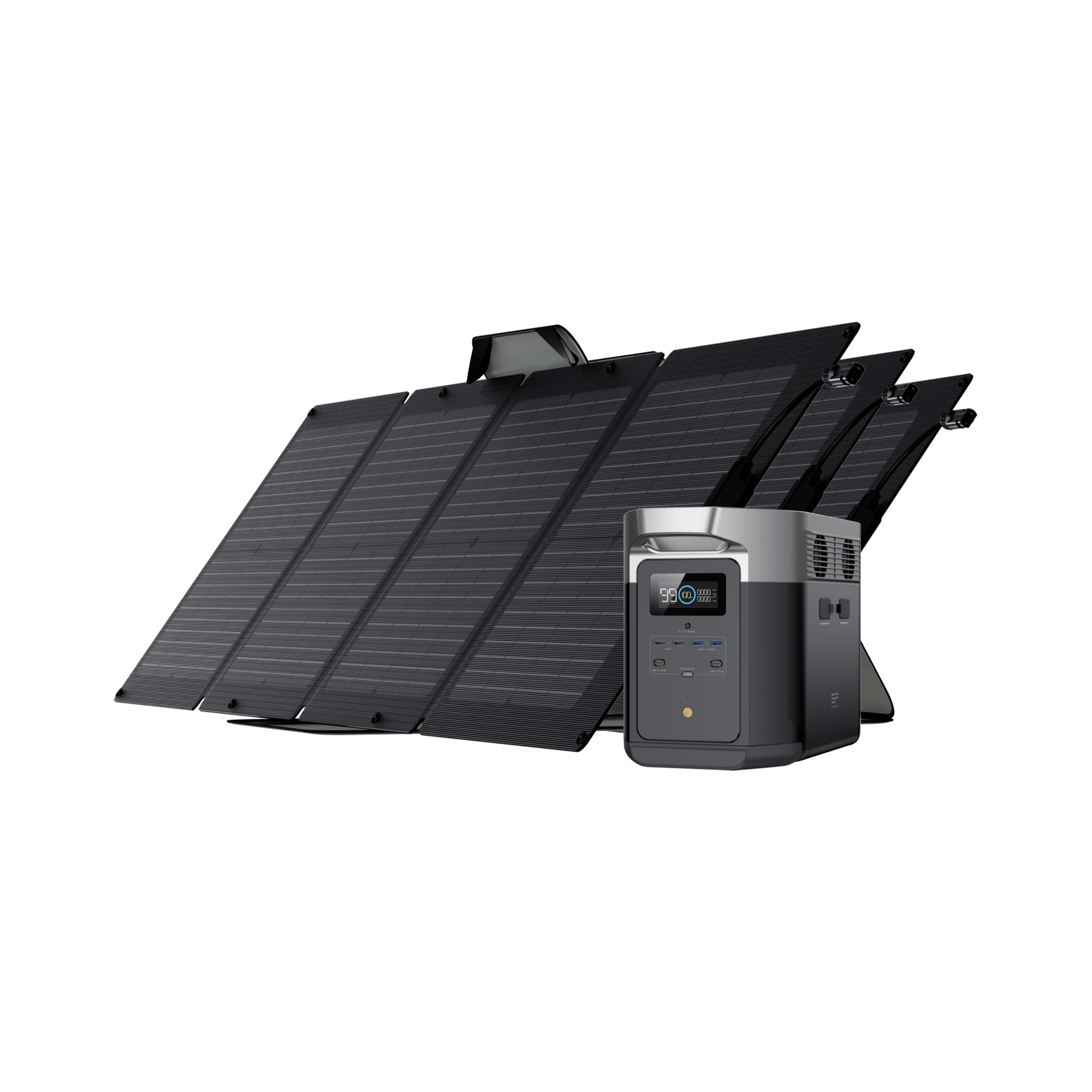 EcoFlow EcoFlow DELTA Max Solar Generator (PV110W) Bundle DELTA Max (2000) / 3*110W