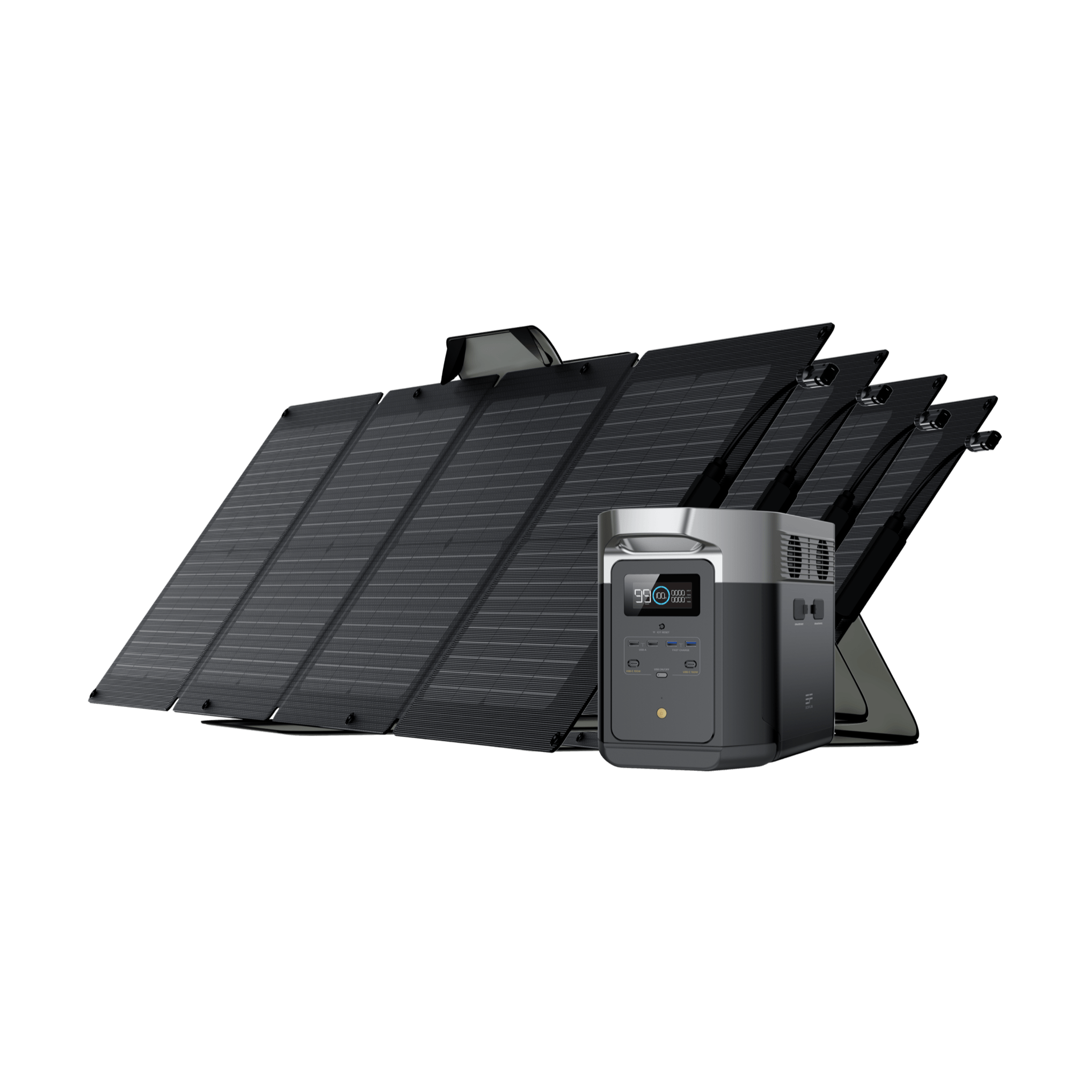 EcoFlow EcoFlow DELTA Max Solar Generator (PV110W) Bundle DELTA Max (2000) / 4*110W