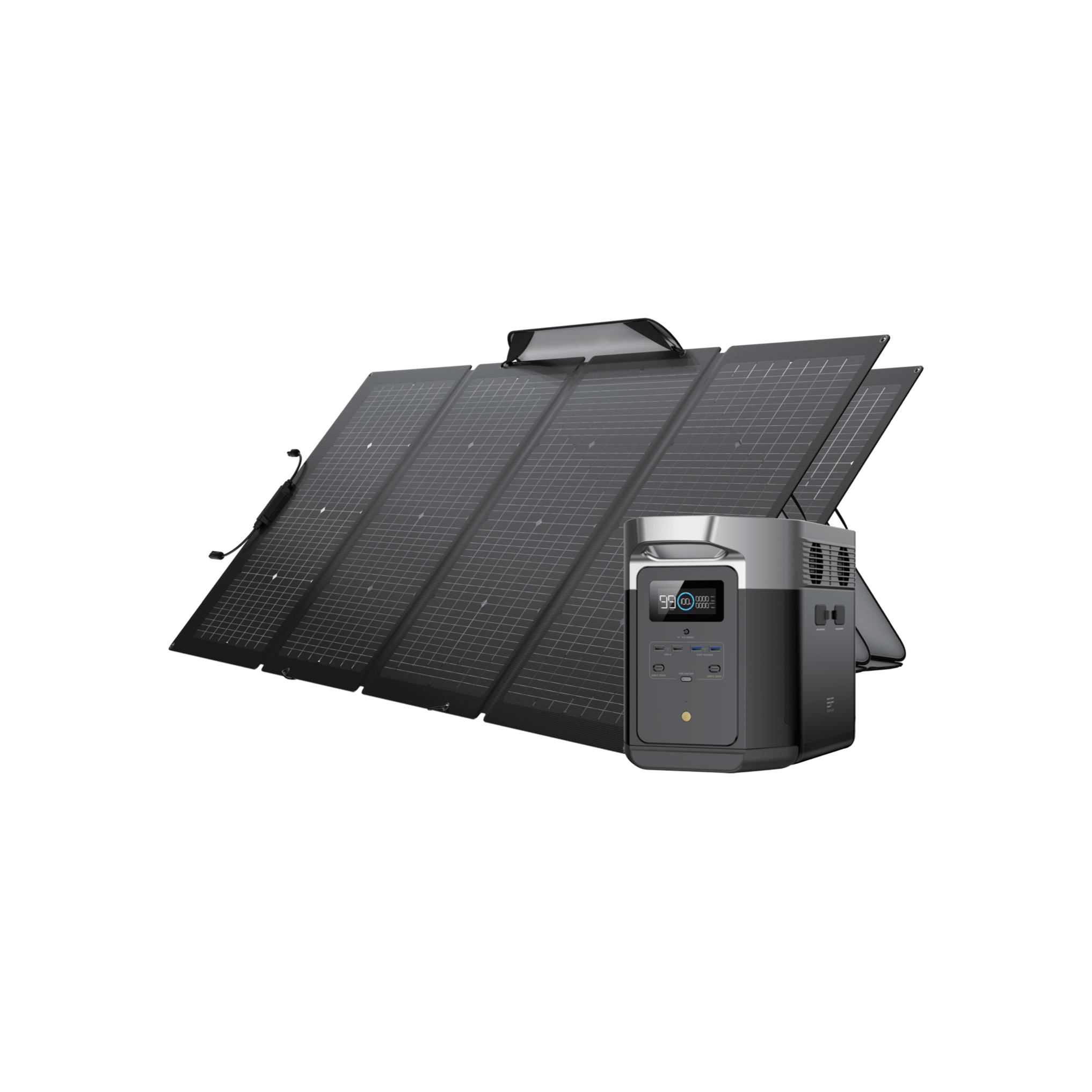 EcoFlow EcoFlow DELTA Max Solar Generator (PV220W) Bundle DELTA Max (2000) / 2*220W