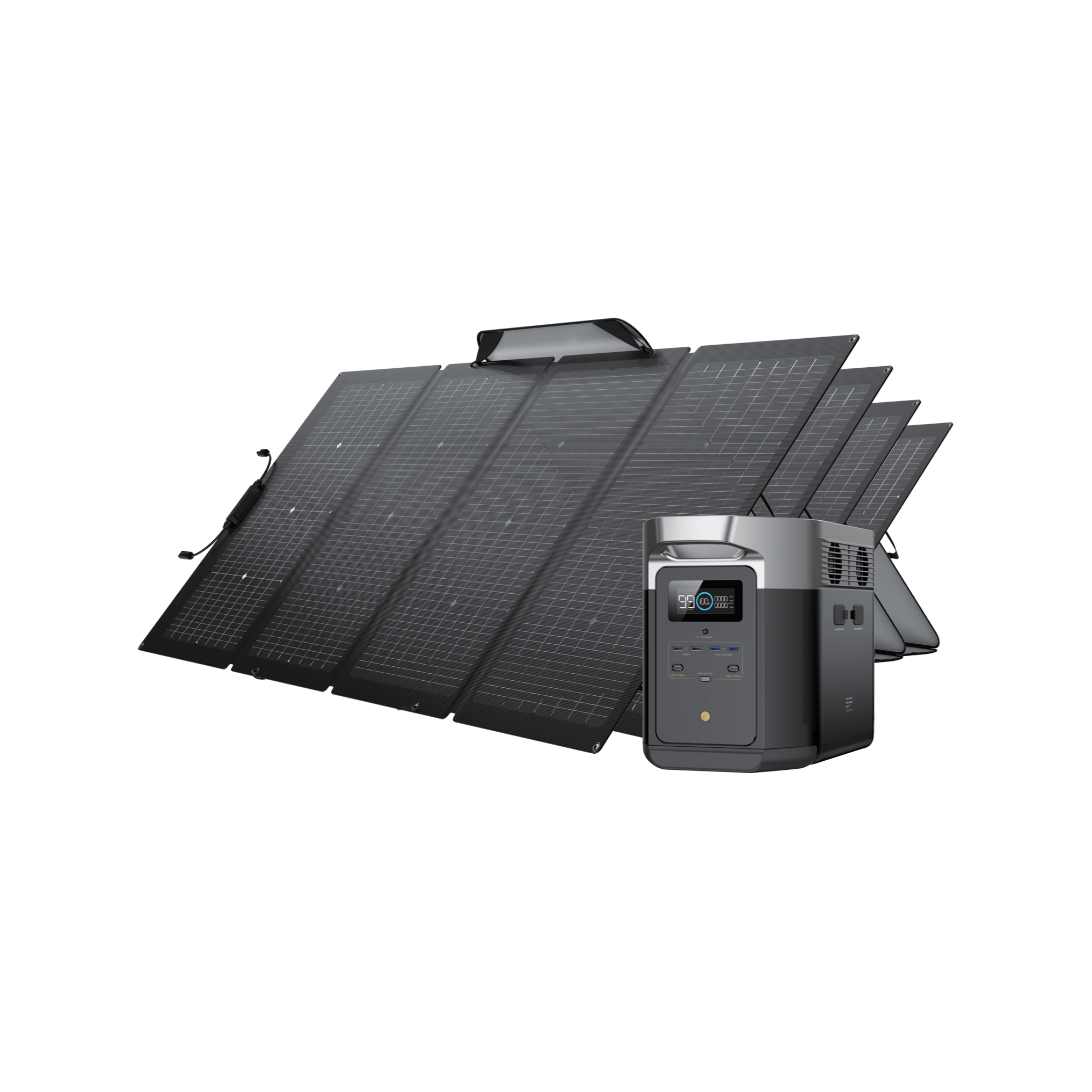 EcoFlow EcoFlow DELTA Max Solar Generator (PV220W) Bundle DELTA Max (2000) / 4*220W