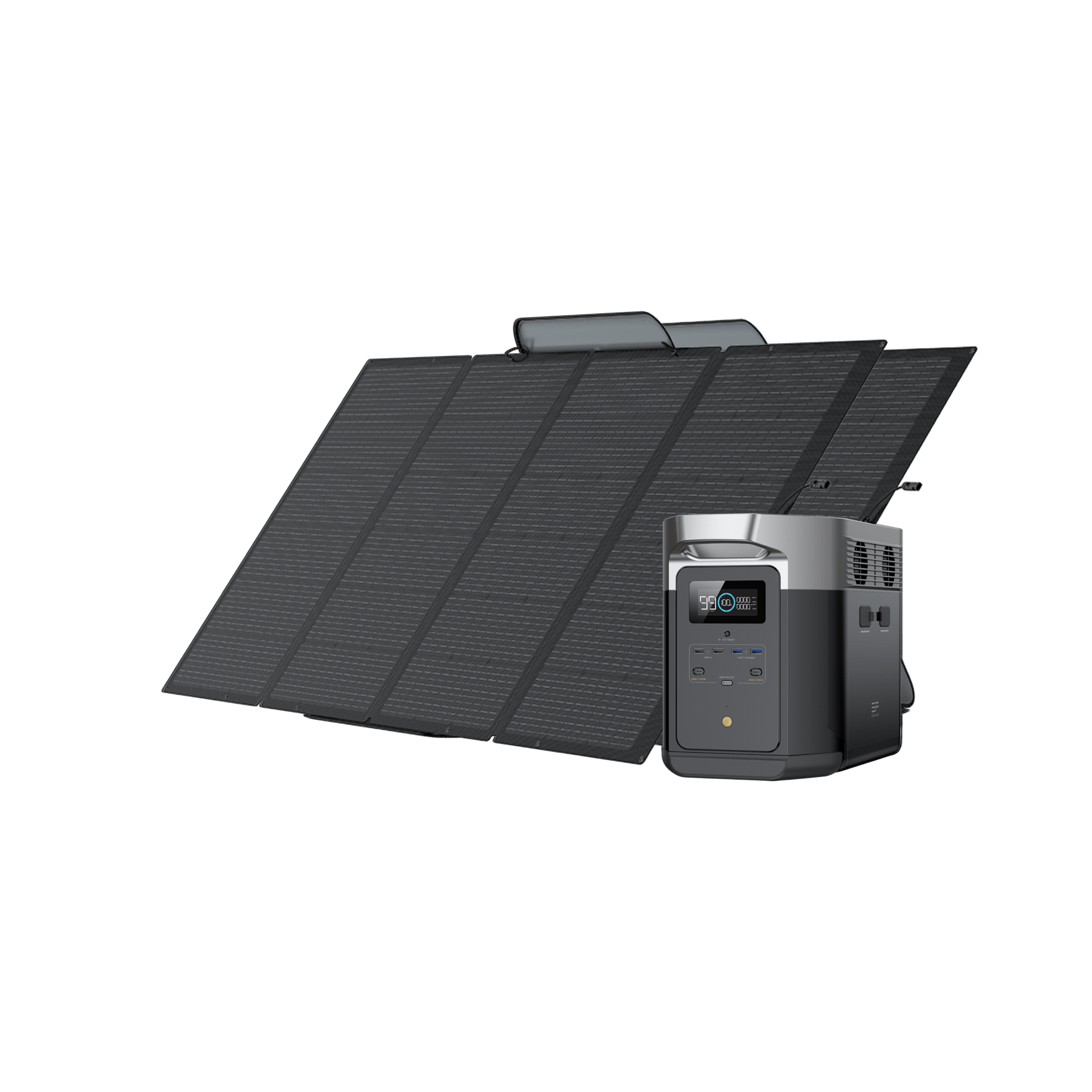 EcoFlow EcoFlow DELTA Max Solar Generator (PV400W) Bundle DELTA Max (2000) / 2*400W