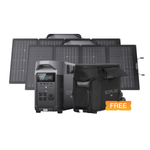 EcoFlow DELTA Pro + 2 × 220W Solar Panel + Free Bag - Prime Day