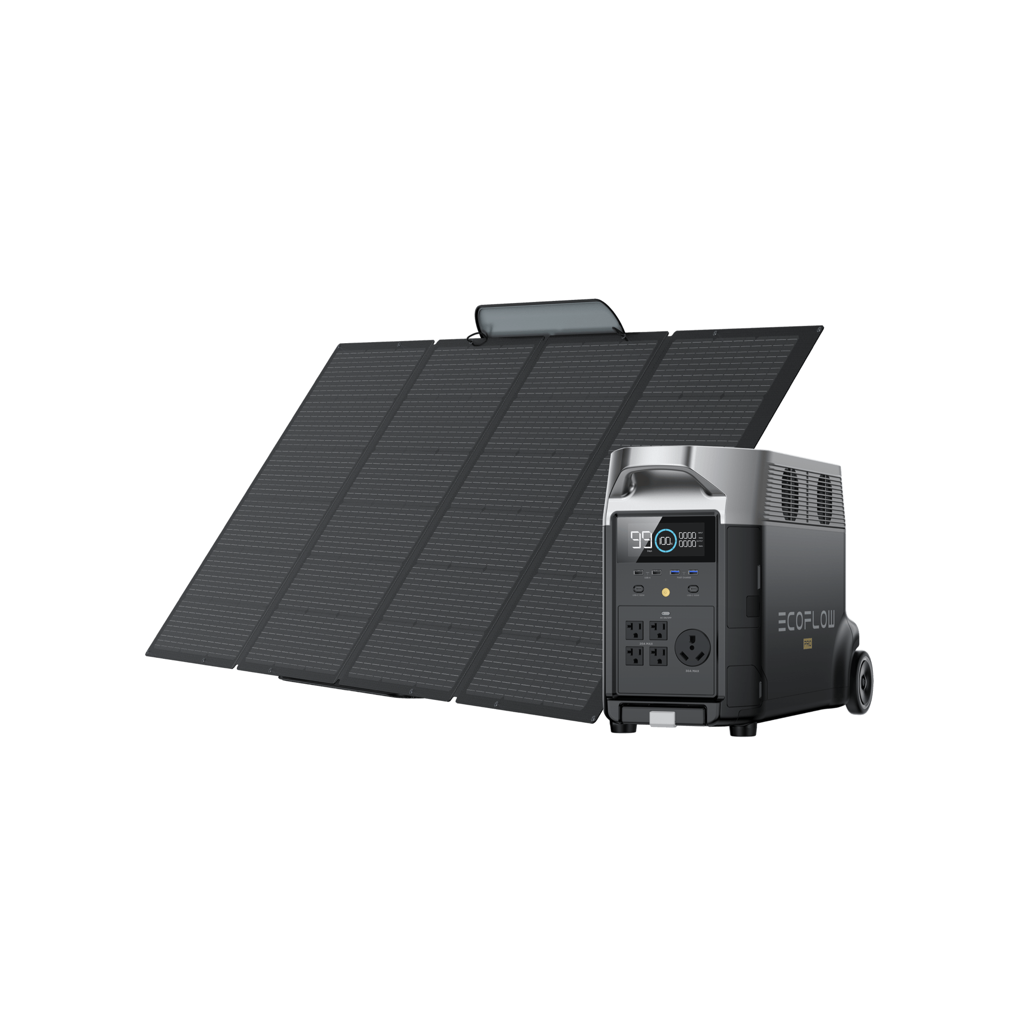 EcoFlow EcoFlow DELTA Pro Portable Power Station Standalone DELTA Pro + 400W Portable Solar Panel