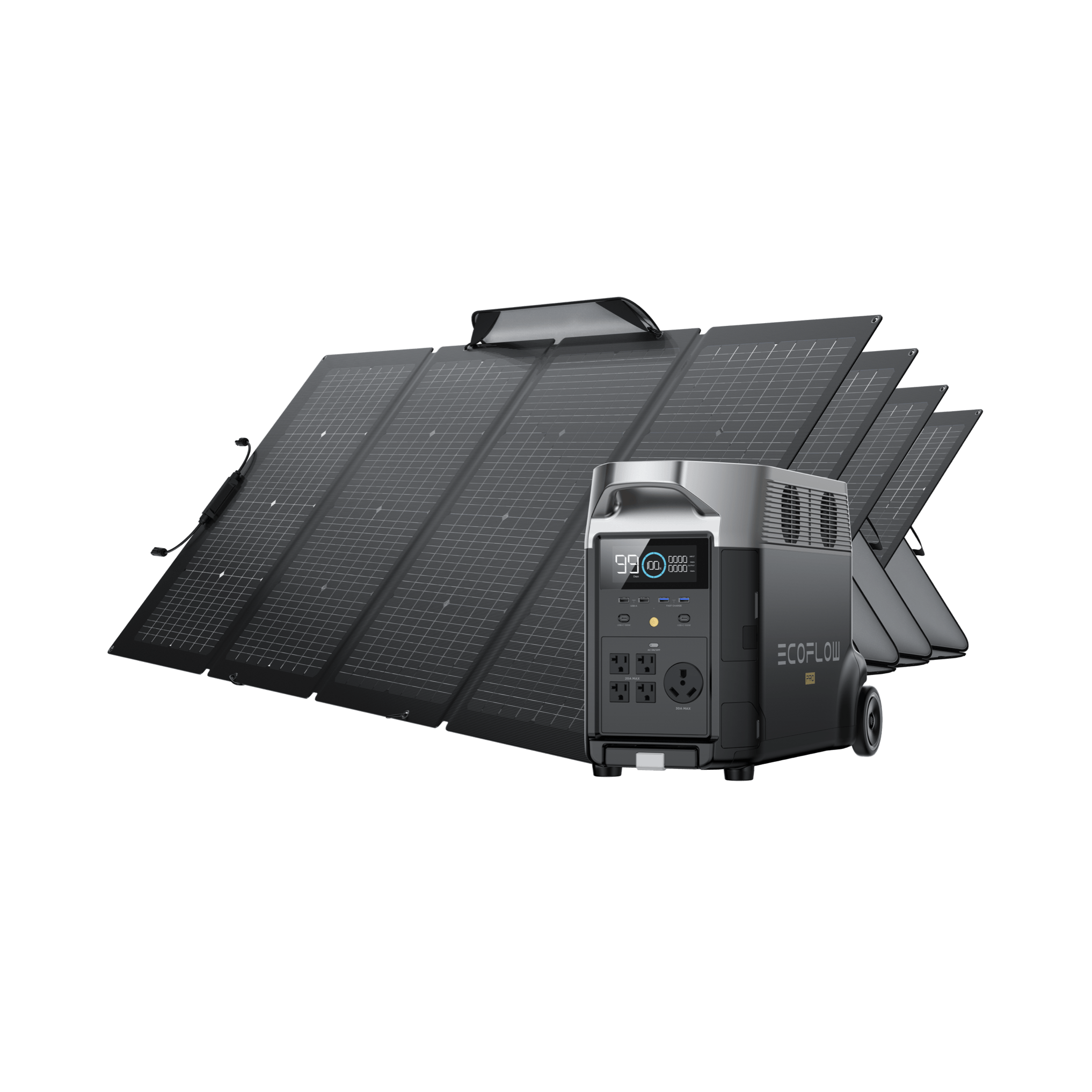 EcoFlow EcoFlow DELTA Pro Solar Generator (PV220W) Bundle 4*220W + DELTA Pro
