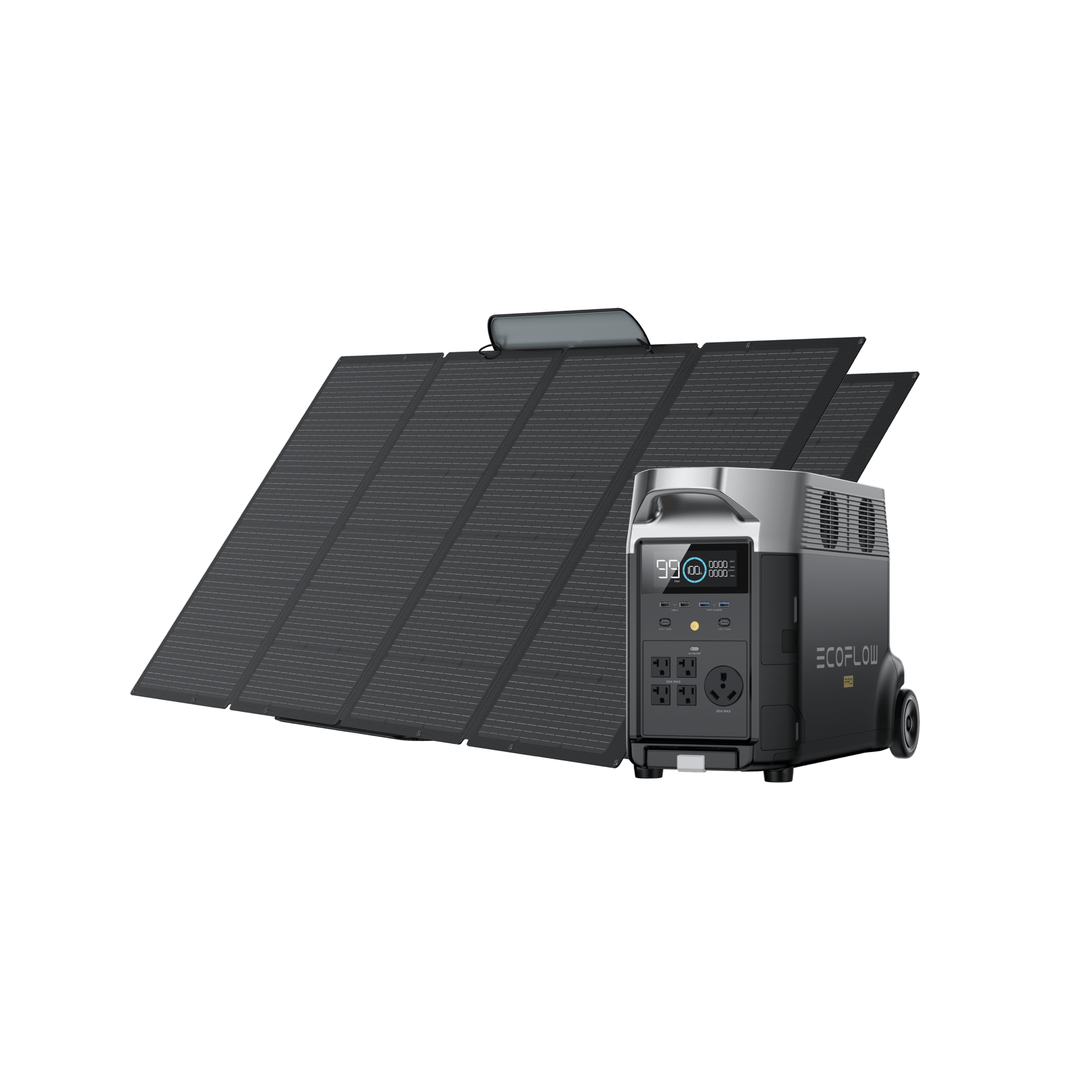 EcoFlow EcoFlow DELTA Pro Solar Generator (PV400W) Bundle 2*400W + DELTA Pro