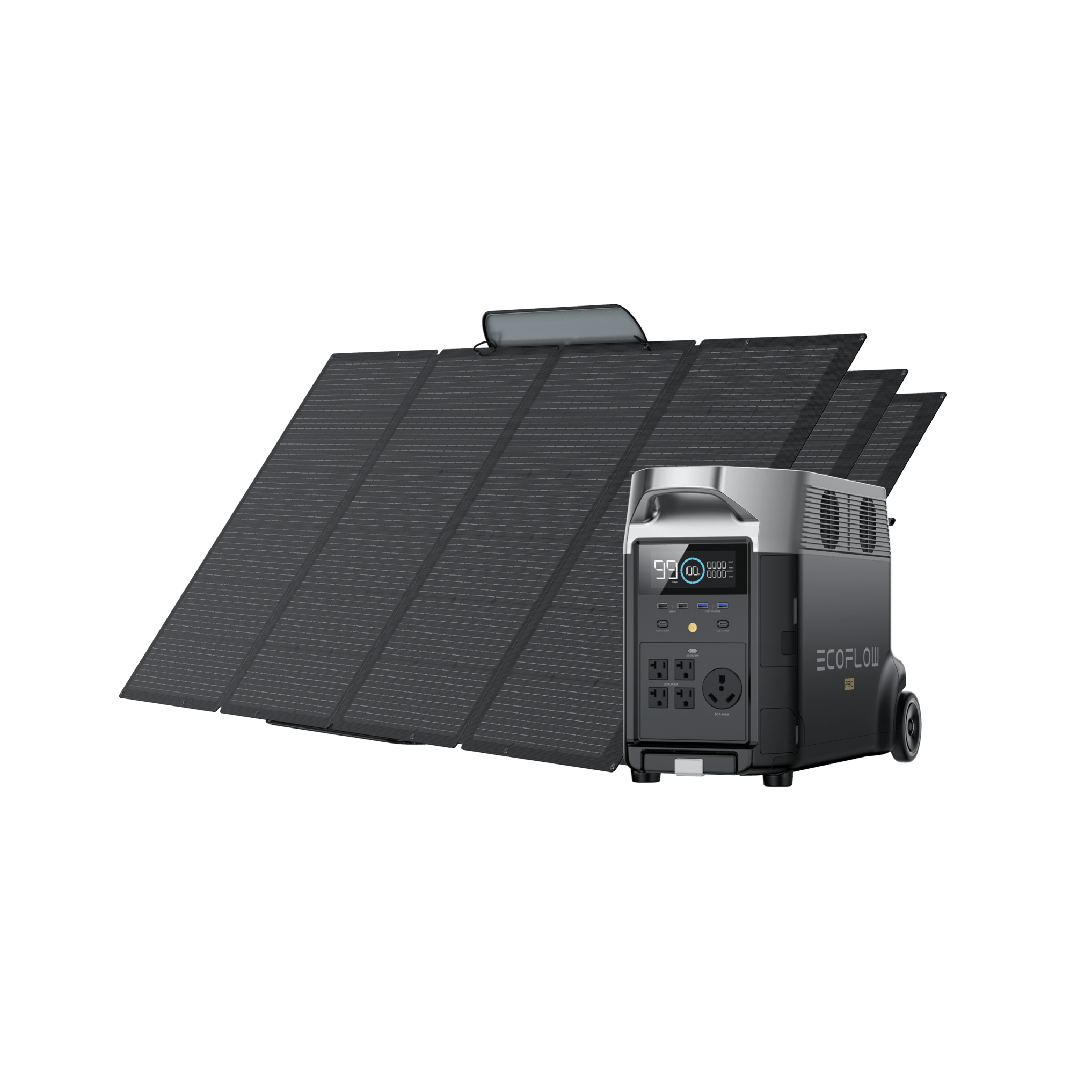 EcoFlow EcoFlow DELTA Pro Solar Generator (PV400W) Bundle 3*400W + DELTA Pro
