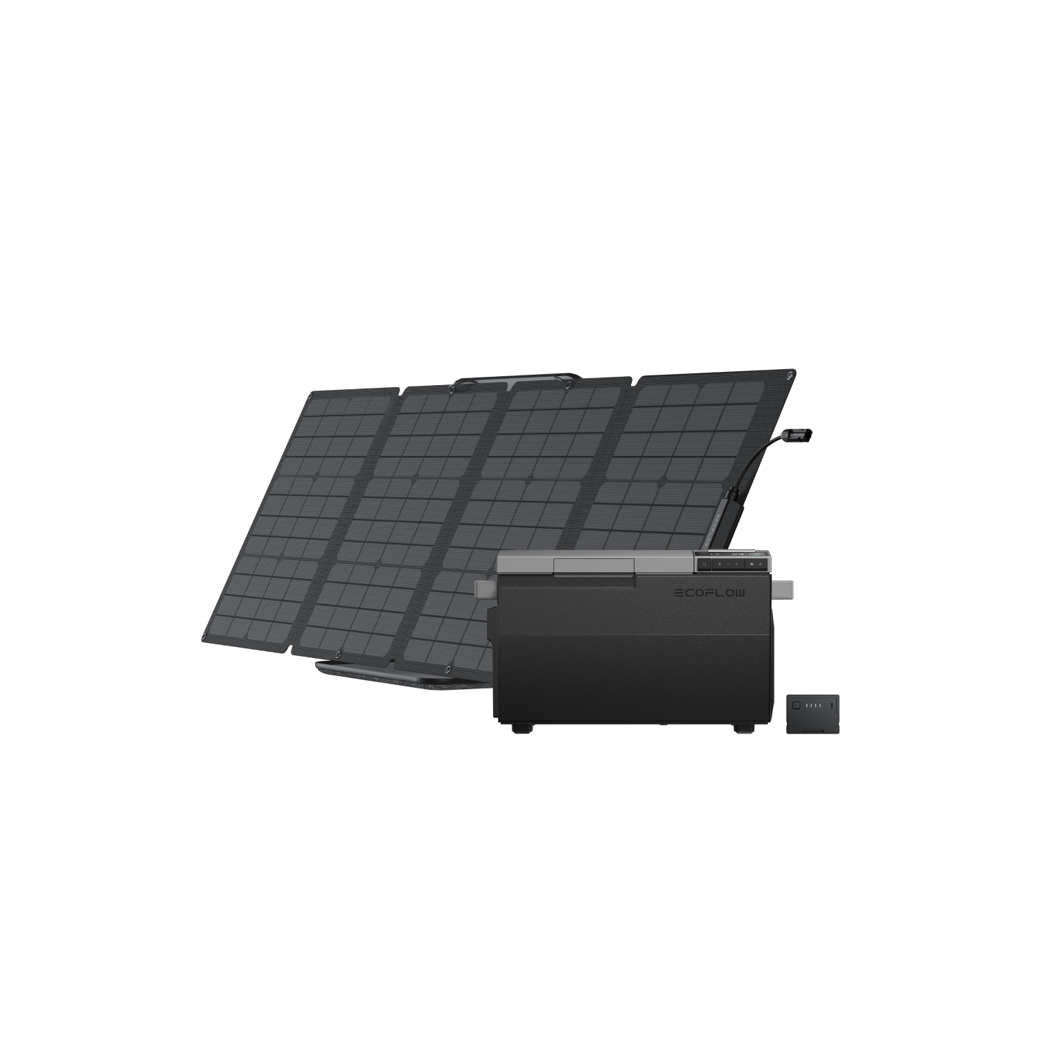 EcoFlow EcoFlow GLACIER Portable Refrigerator GLACIER Portable Refrigerator / GLACIER Plug-in Battery + 110W Portable Solar Panel