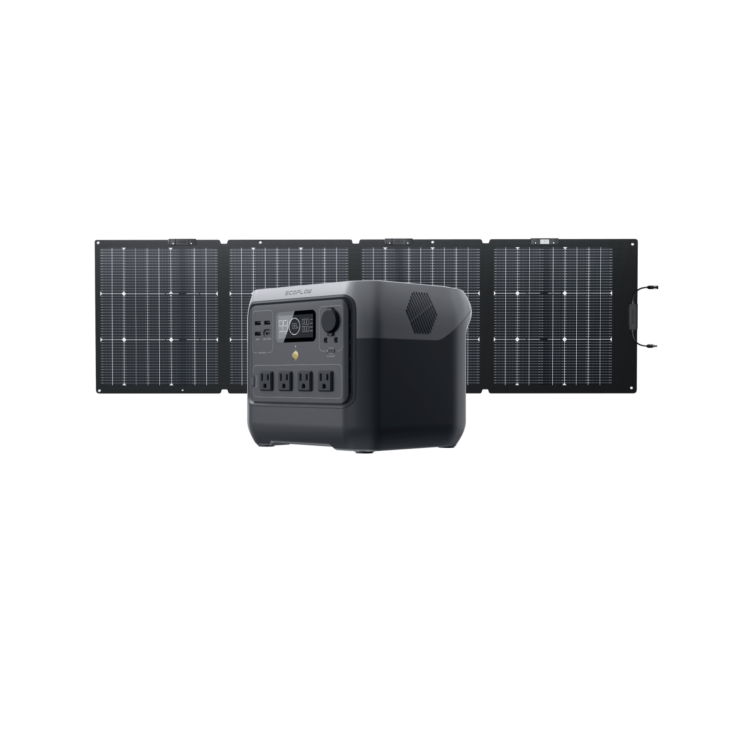 EcoFlow River 2 Pro +160W EcoFlow RIVER 2 Pro Solar Generator (PV160W)