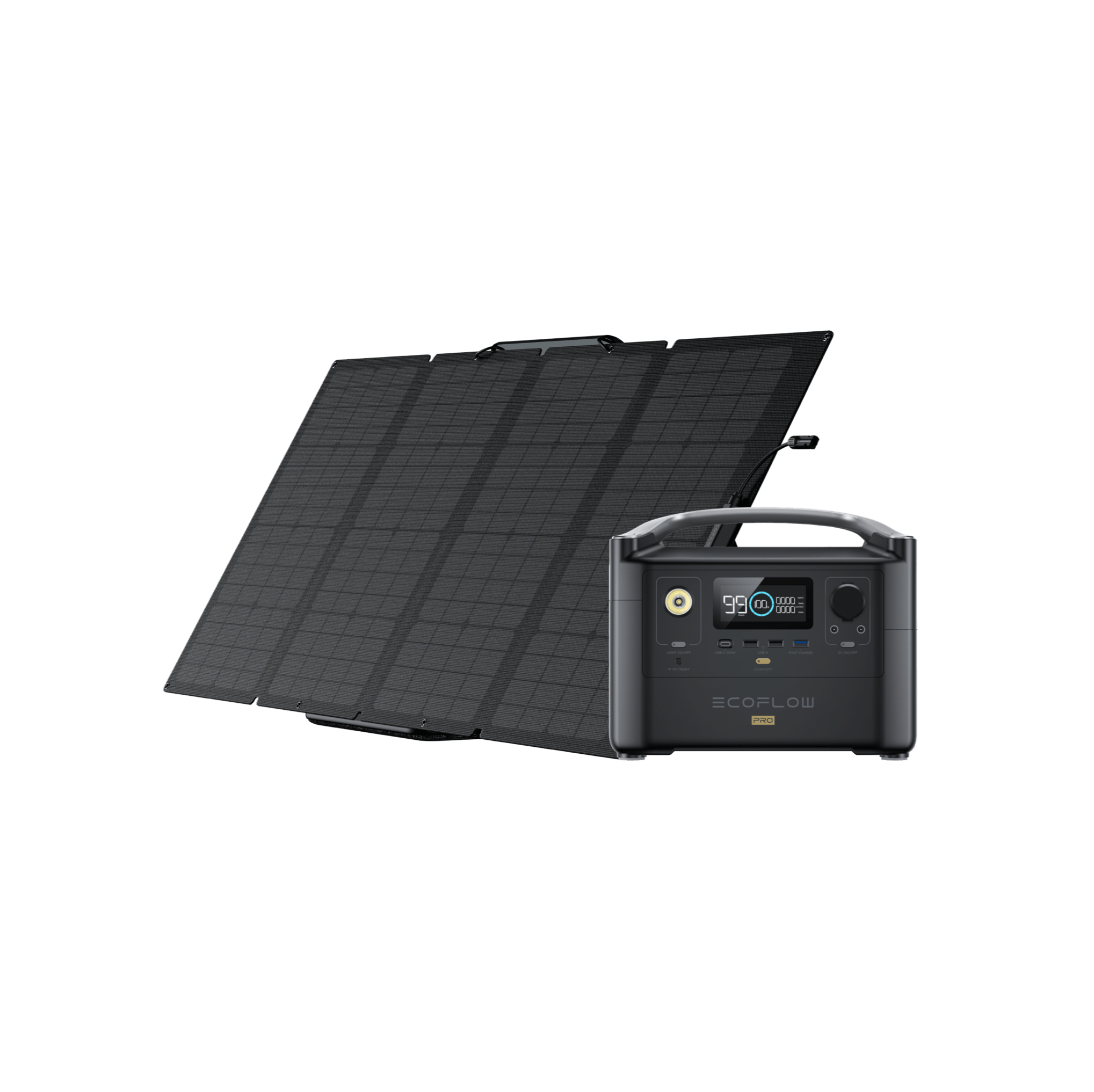 EcoFlow EcoFlow RIVER Pro + 160W Portable Solar Panel (Slickdeals) Bundle 1*160W + RIVER Pro