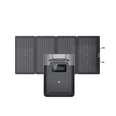 EcoFlow Smart Extra Battery + Portable Solar Panel - Member's store D2 EB + 220W SP
